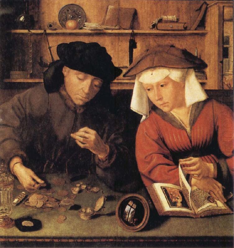 MASSYS, Quentin The Money-changer and his Wife china oil painting image